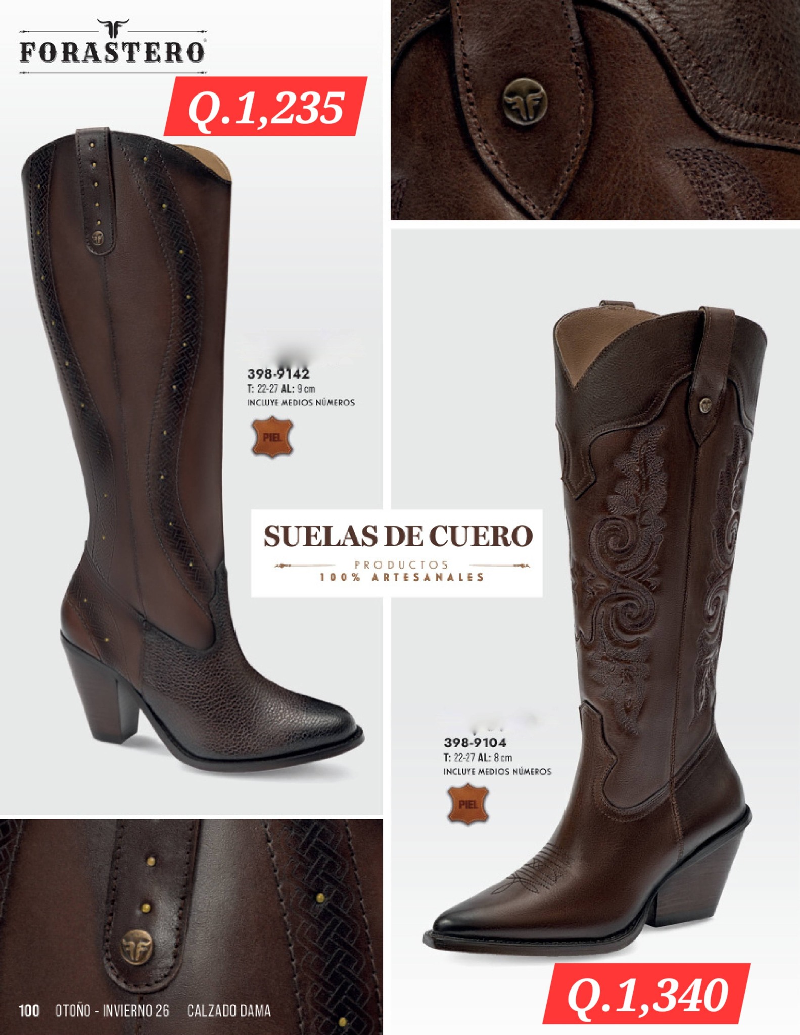 Impo CLZ Facebook ad: Botas Vaqueras para Dama