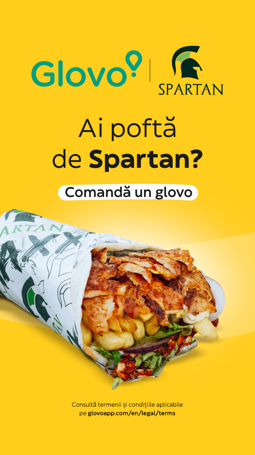 Glovo Facebook ad