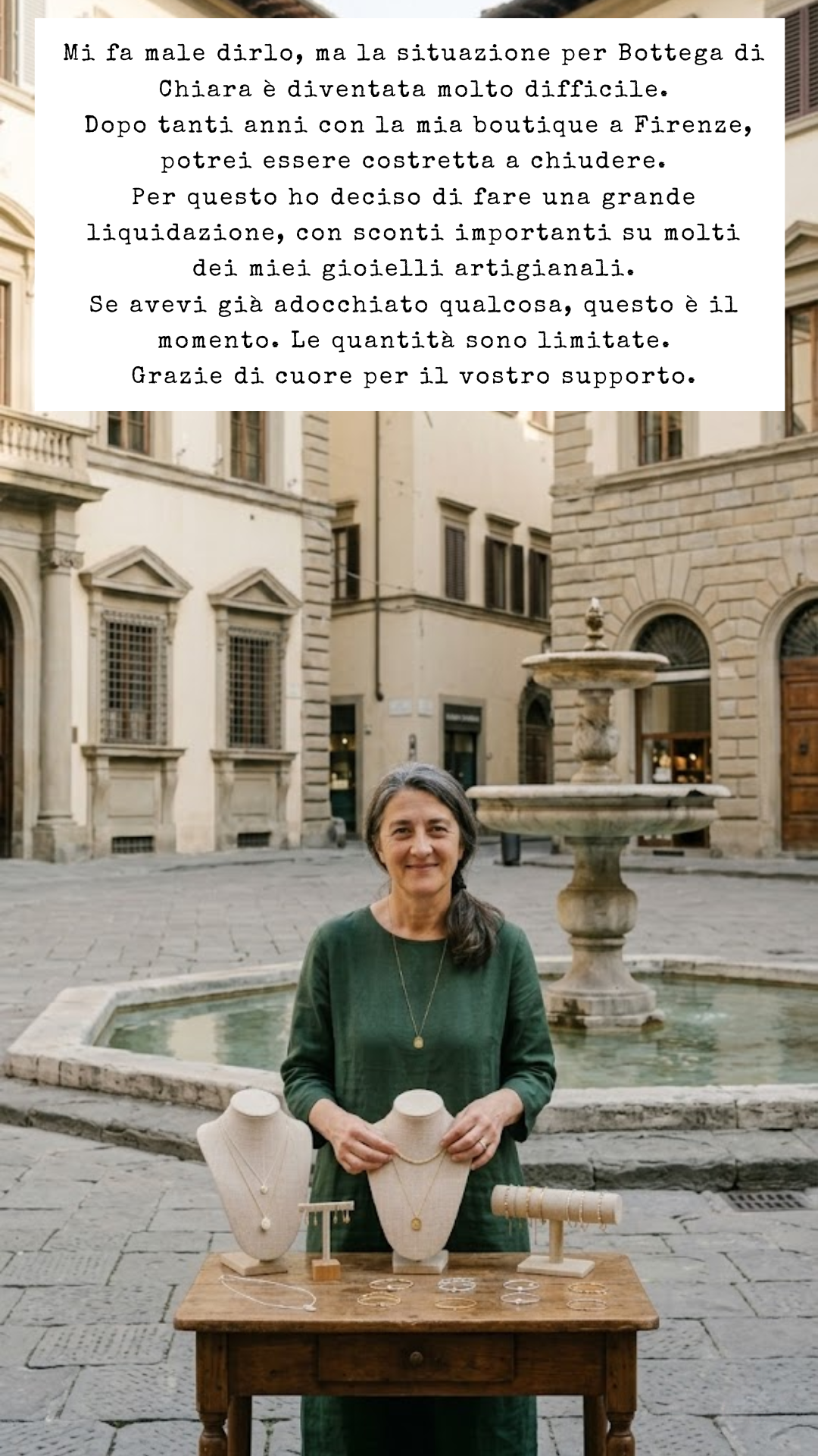 Bottega di Chiara Facebook ad: La più grande svendita della nostra storia!