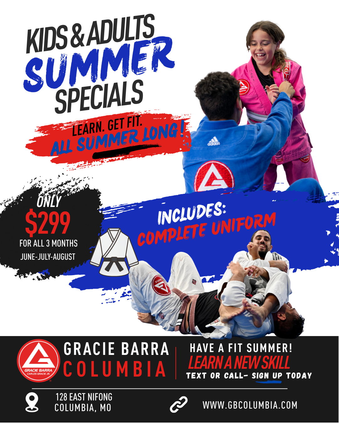 Gracie Barra Columbia Brazilian Jiu Jitsu & Self Defense Facebook ad: JIU JITSU