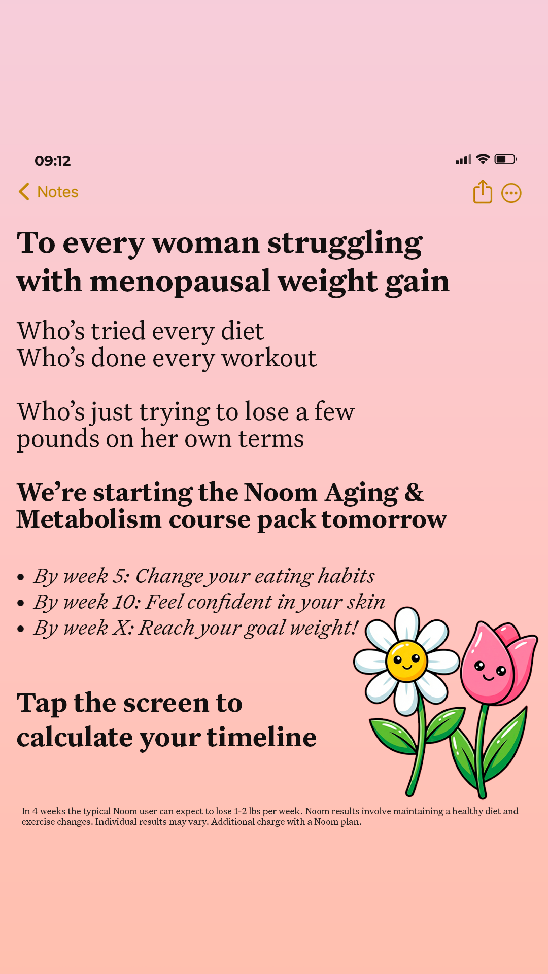 Noom Facebook ad