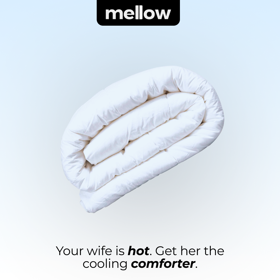 Mellow Comforters Facebook ad