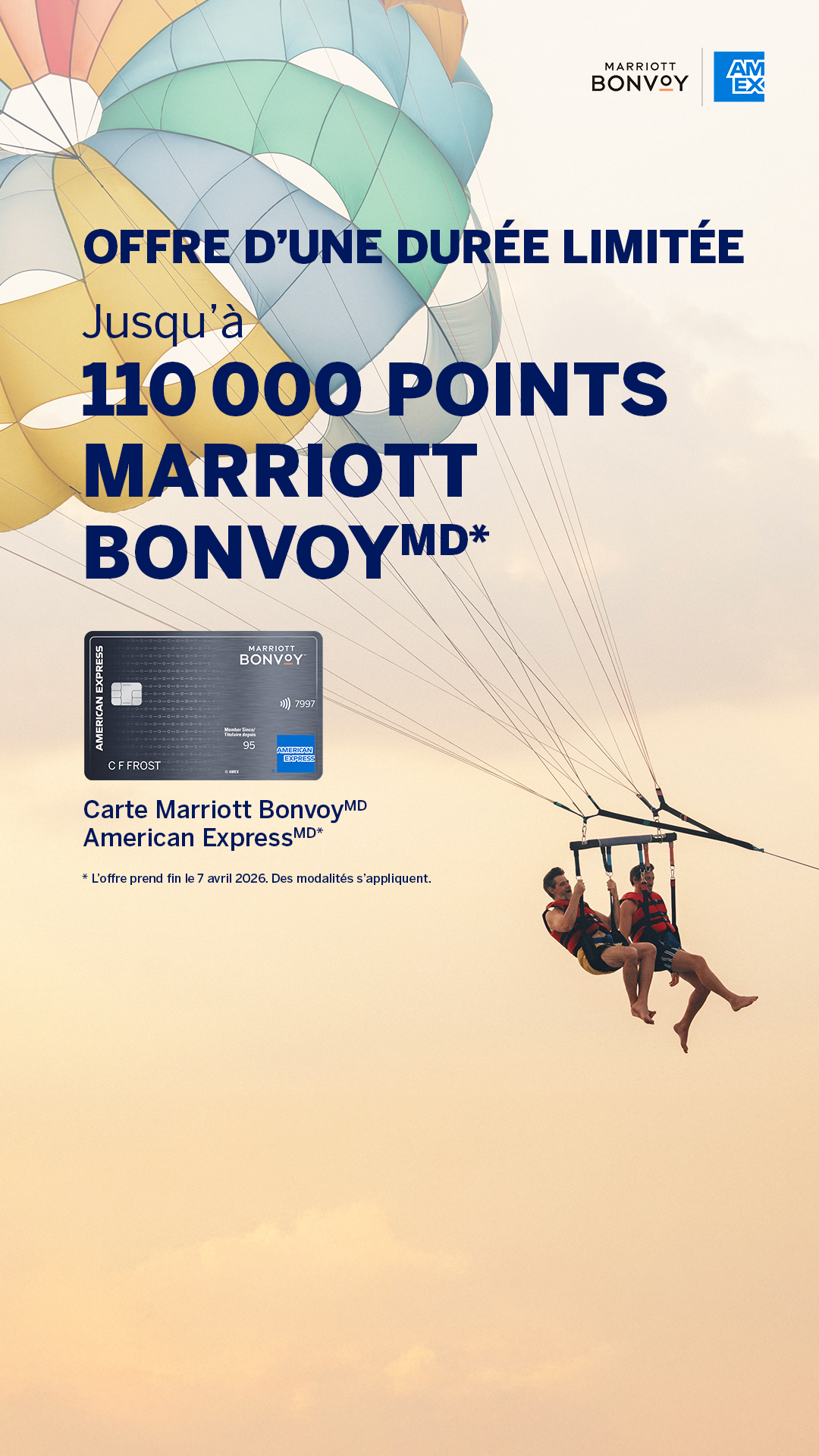 American Express Facebook ad