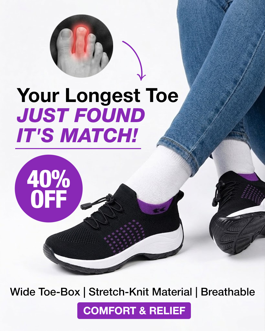 Foot Health Journal Facebook ad