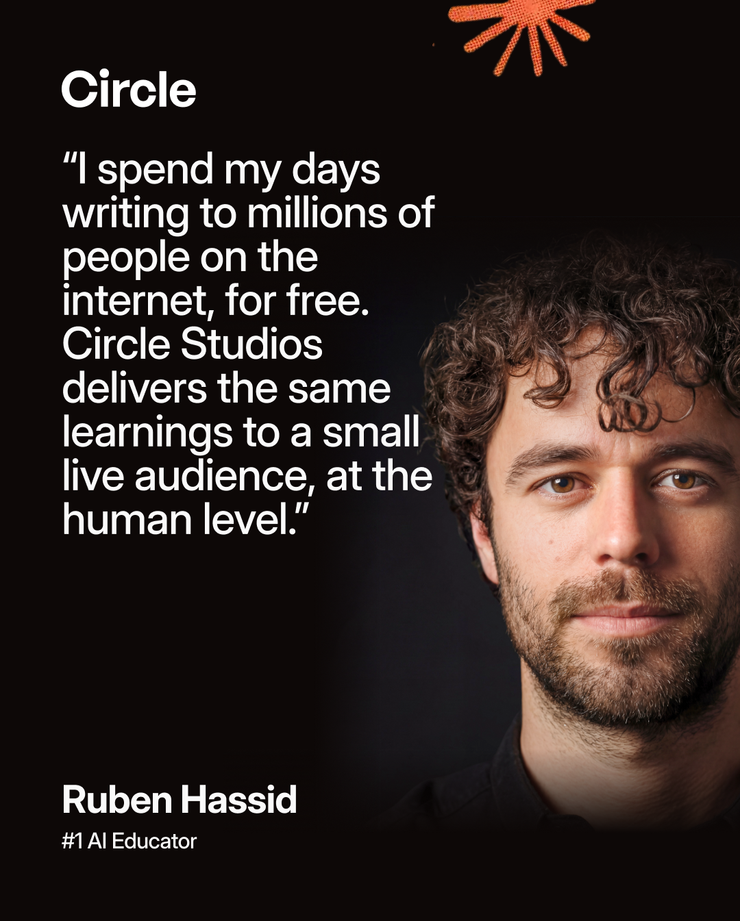 Circle Facebook ad: Build where the best build