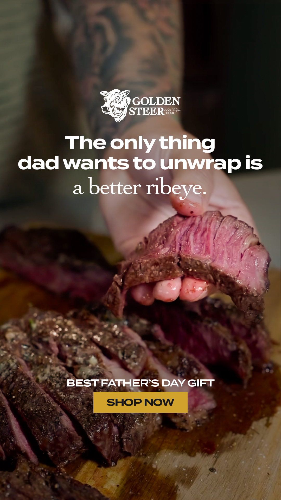 Golden Steer Steak Company Facebook ad