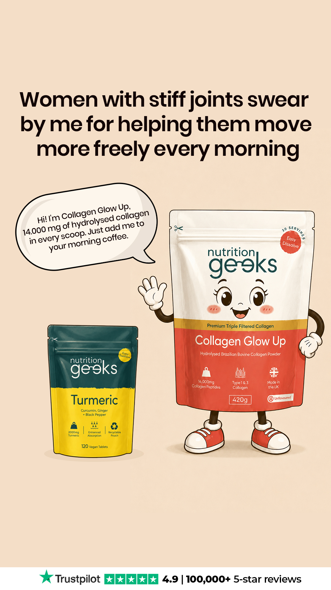 Nutrition Geeks Facebook ad