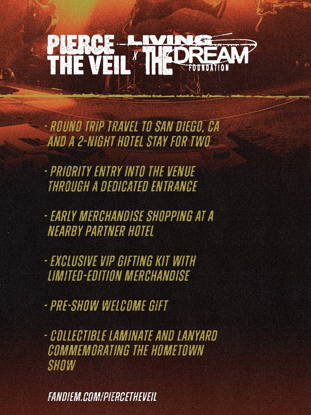 Pierce The Veil Facebook ad