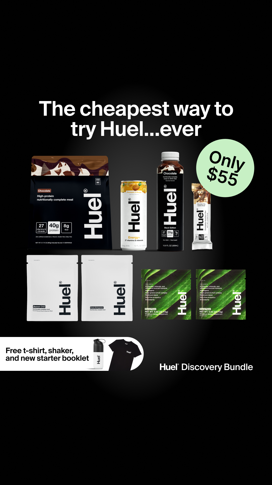 Huel Facebook ad
