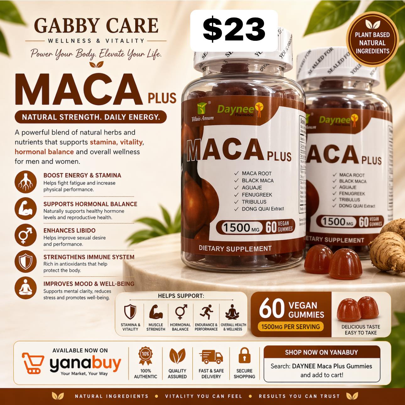 Gabby Organic Skincare Products Facebook ad: We’re located on the 72nd boulevard at Kailondo…