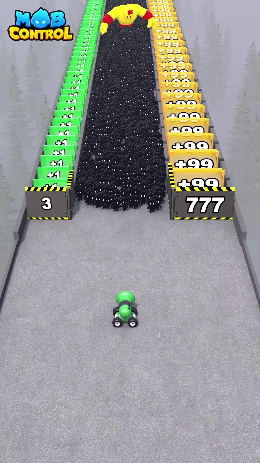 Mob Control Facebook ad: Finally, a Fun Mobile Game