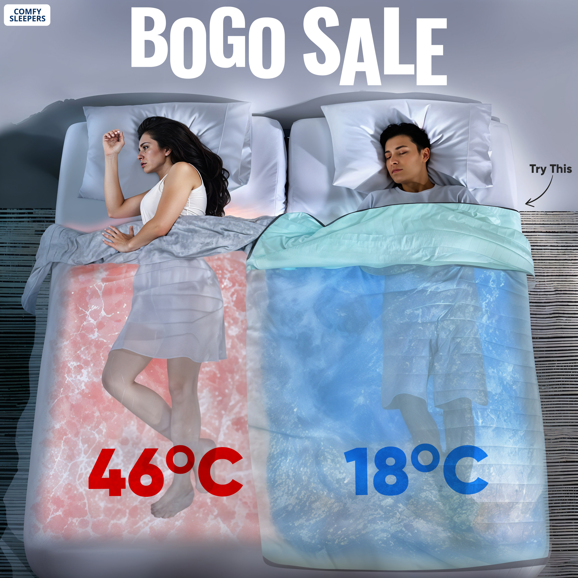 Comfy Sleepers Facebook ad
