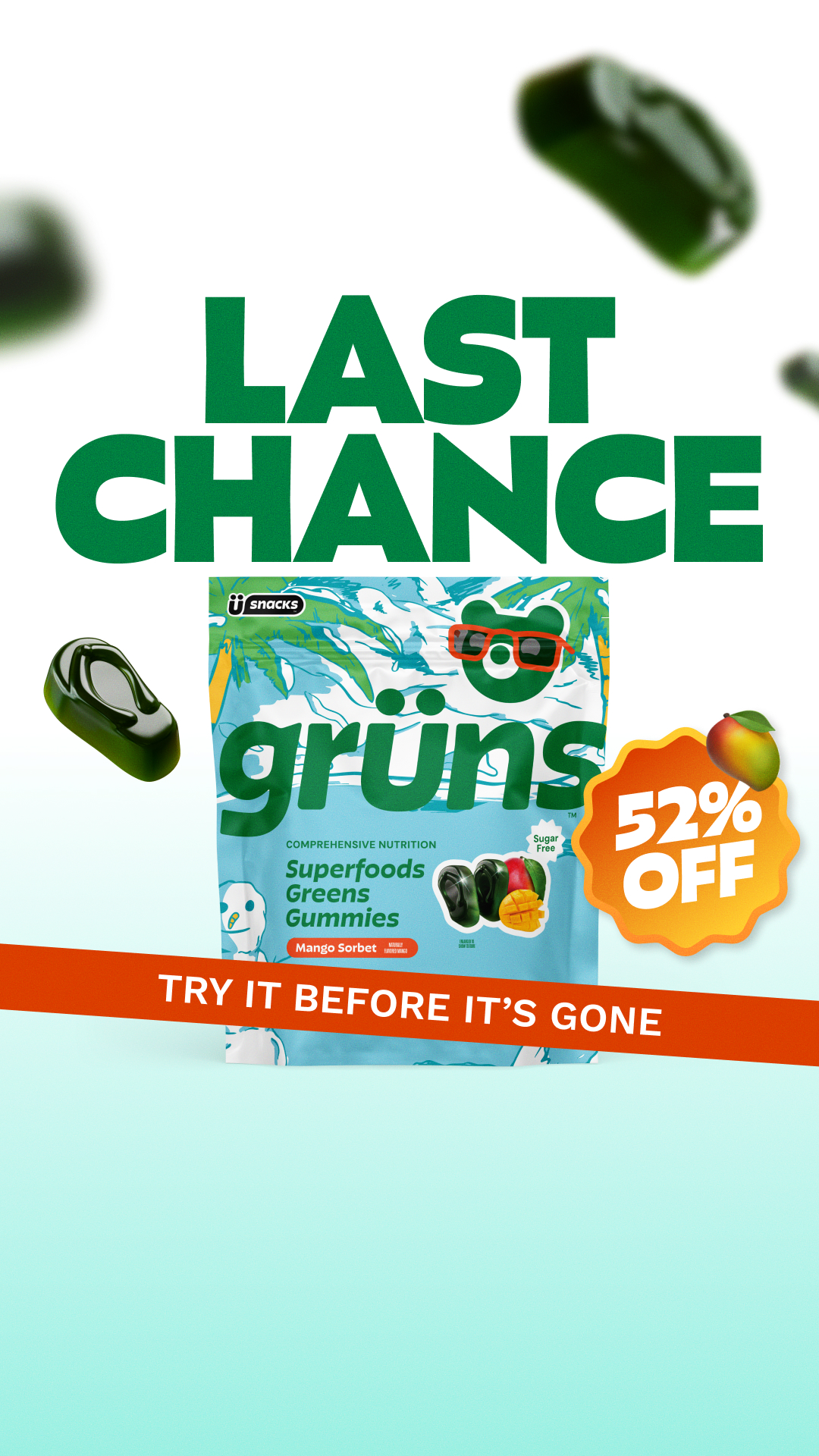 Grüns Facebook ad
