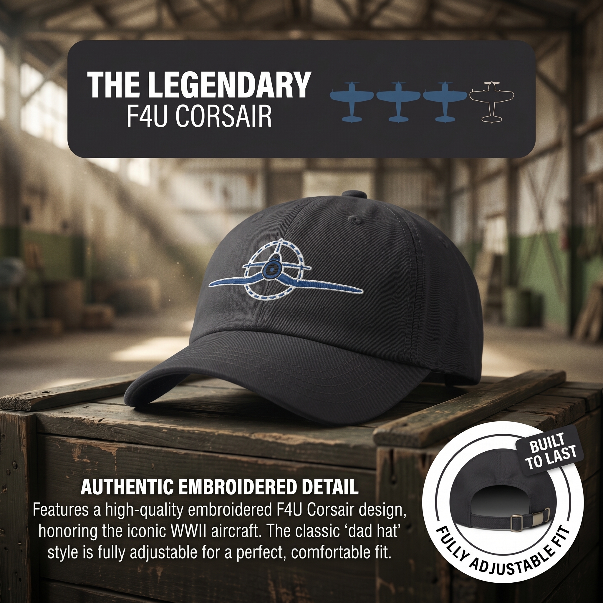 Prop & Piston Facebook ad: Can't Find the Perfect Hat to Showcase Your Love for…