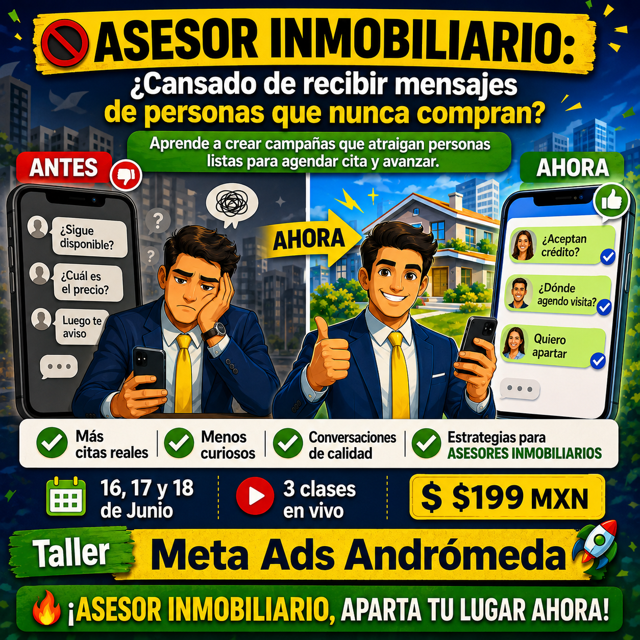CommuNet Facebook ad: Campañas Inmobiliarias