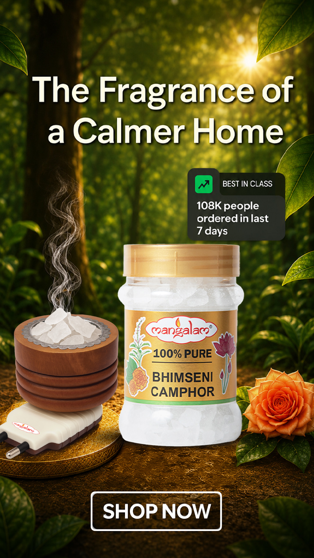 Mangalam Camphor Facebook ad