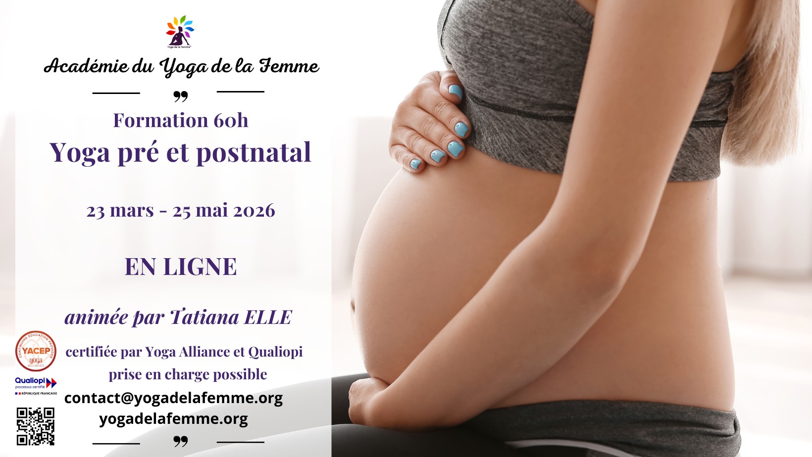 Yoga de la Femme - Tatiana Elle Facebook ad