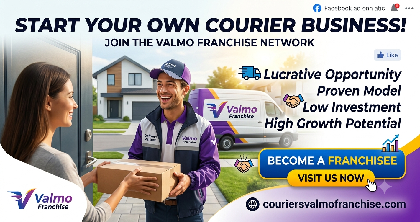 Courier Franchise Facebook ad