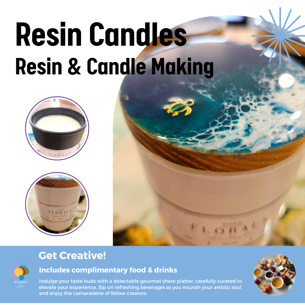 iCreated Studio Facebook ad: Get Creative!