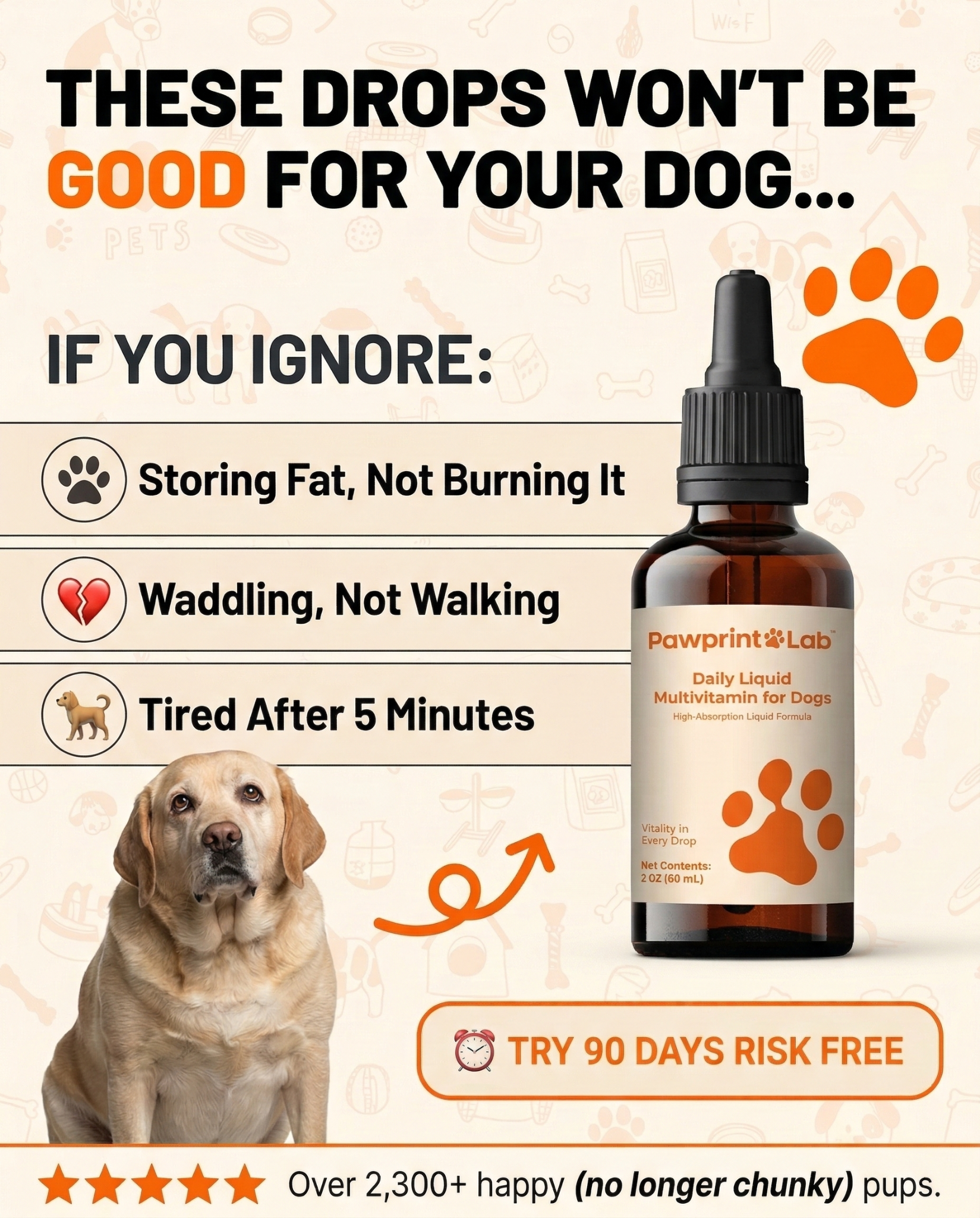 Vet-Approved Pet Products Facebook ad