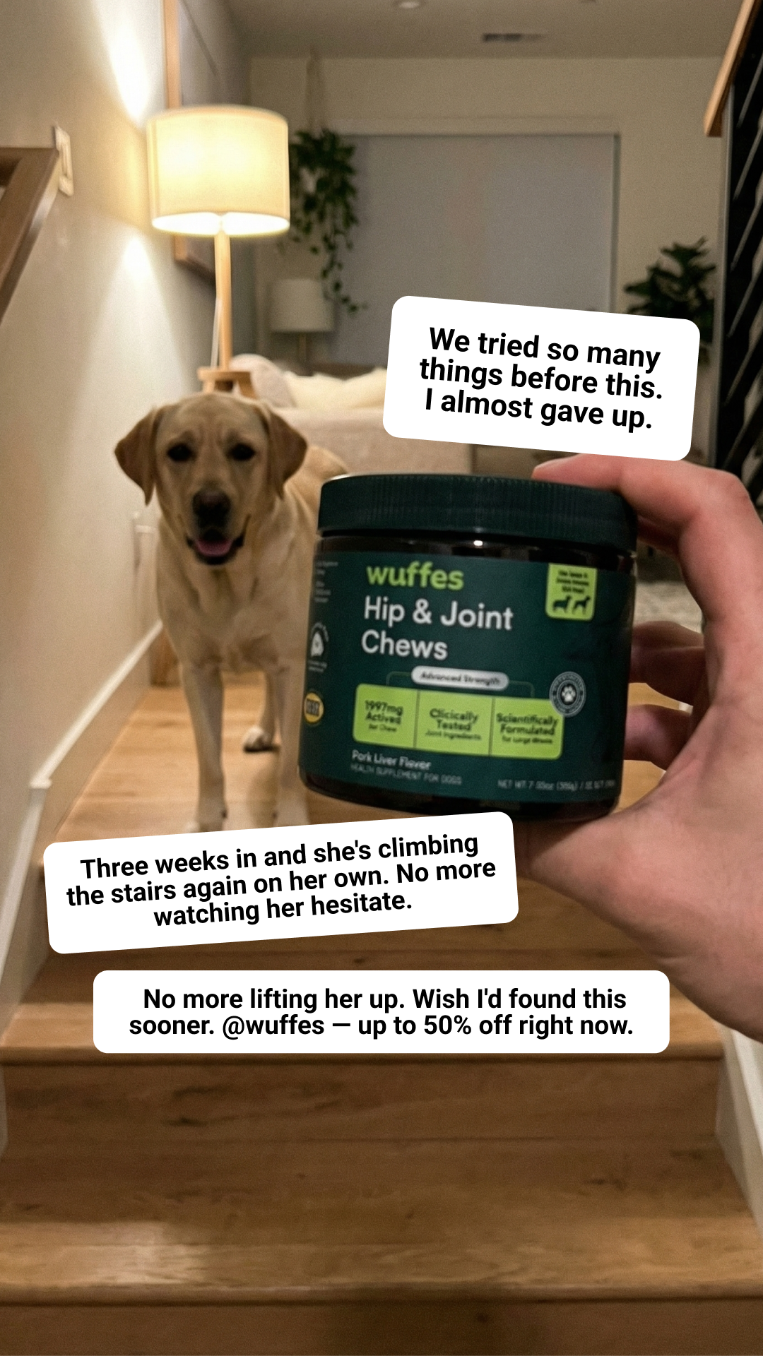 Wuffes Facebook ad