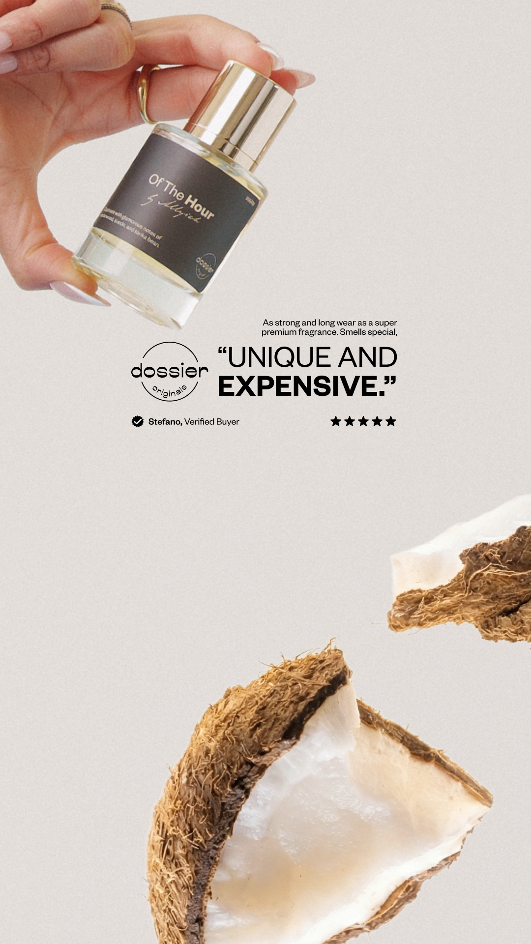 Dossier Facebook ad: Find Your Signature Scent