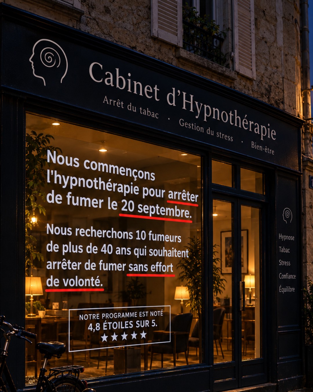 Hypnozio: power of hypnotherapy Facebook ad