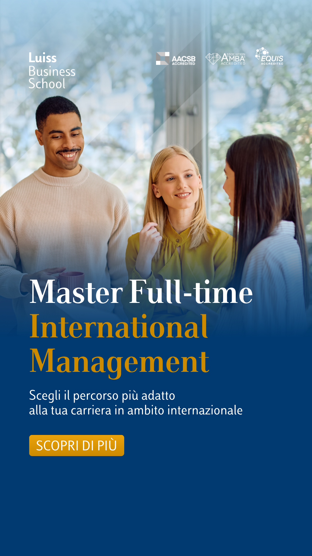 Luiss Business School Facebook ad