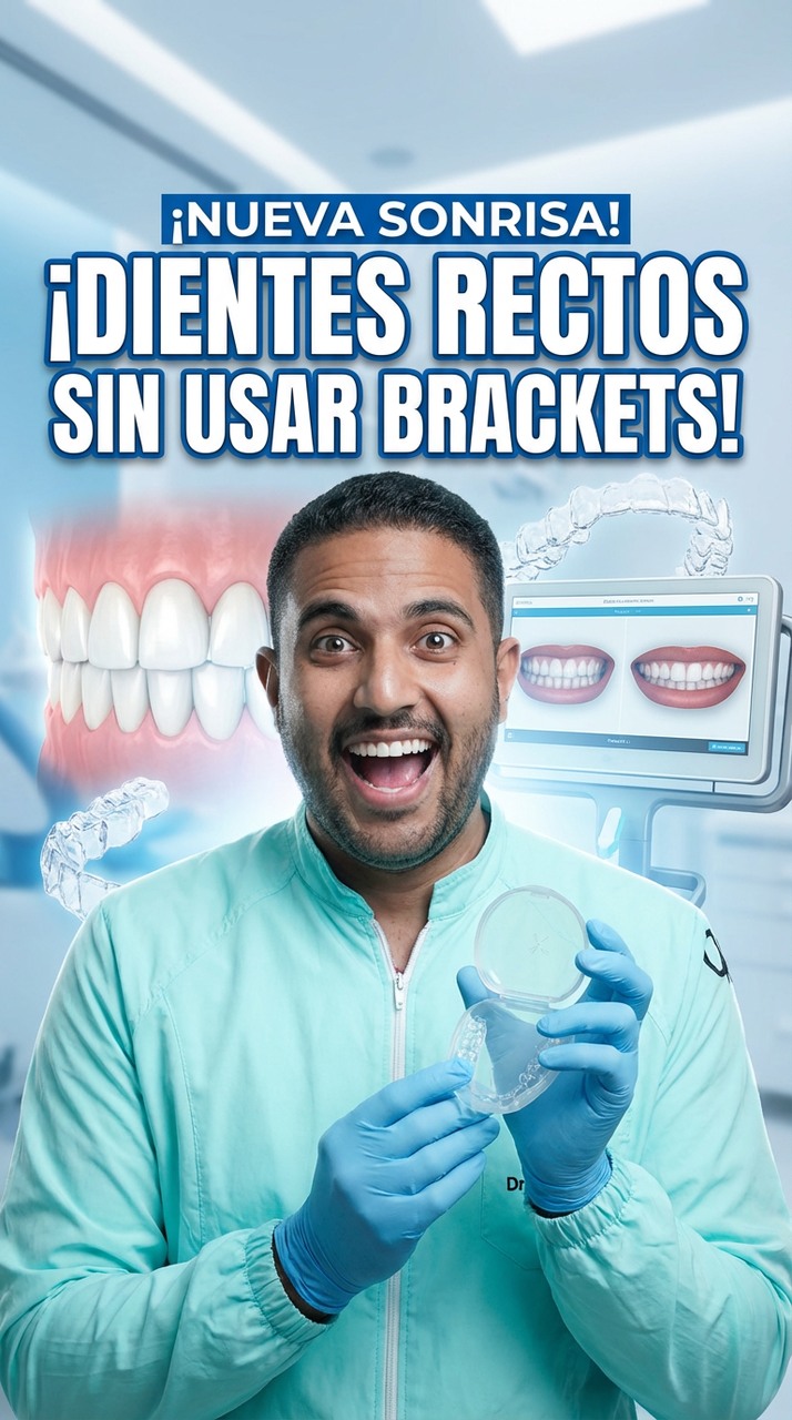 Clínica Odontológica OK Facebook ad: Dile adiós a los metales.