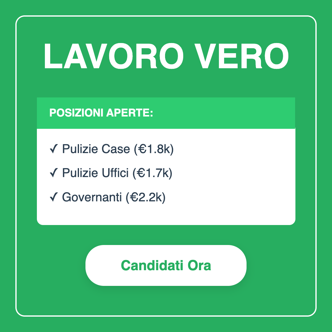 Hard Skills Facebook ad: Offerte di lavoro nella tua zona