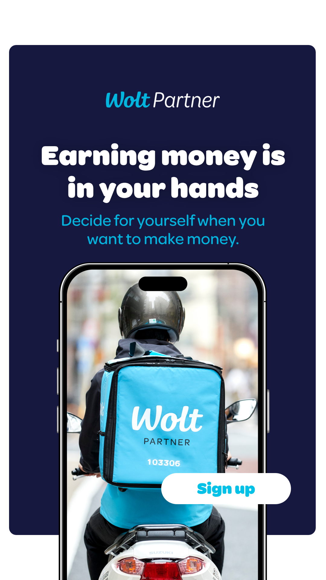 Wolt Facebook ad
