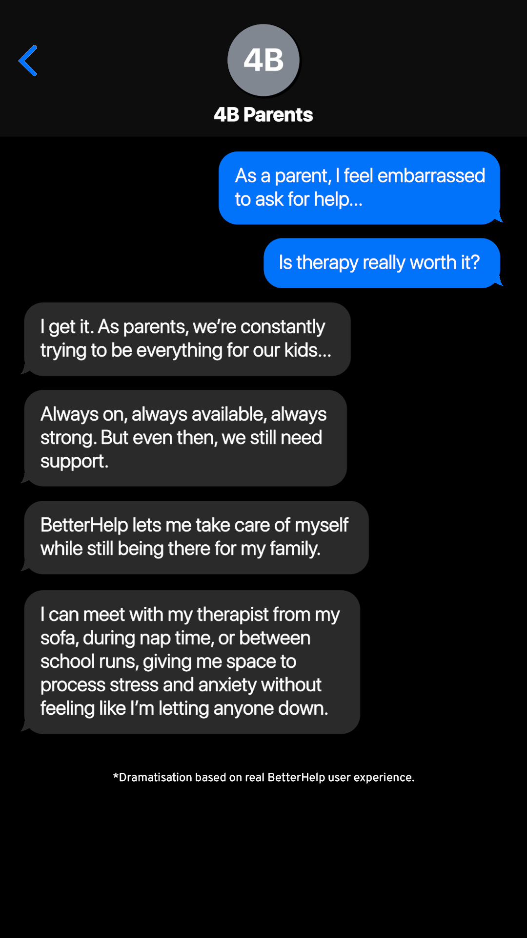 BetterHelp Facebook ad