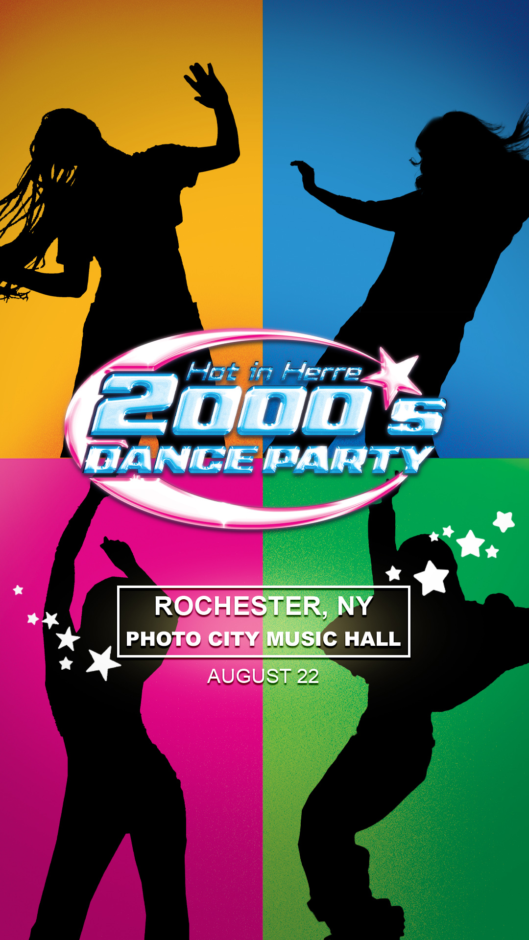 Photo City Music Hall Facebook ad from Aug 5, 2026