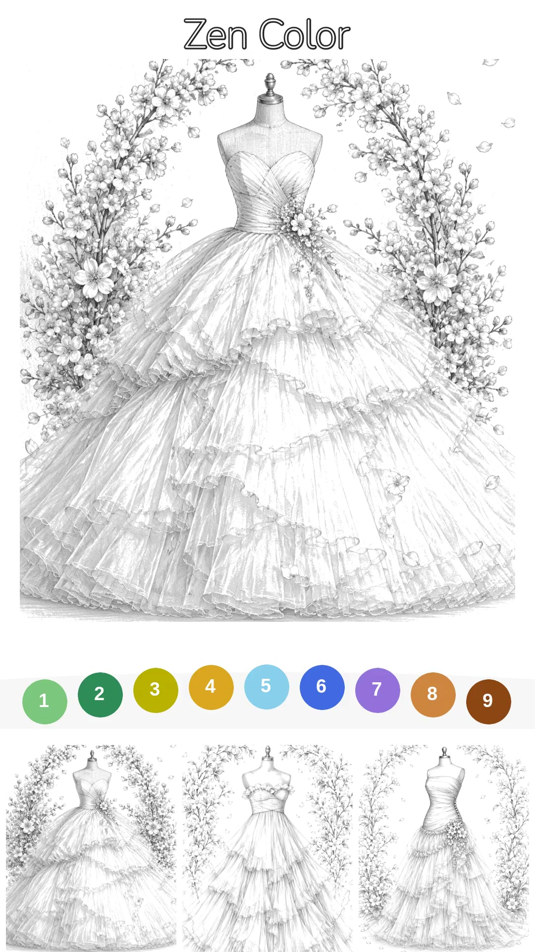 Free Color Game Facebook ad: Zen Color - Your Coloring Book 2026