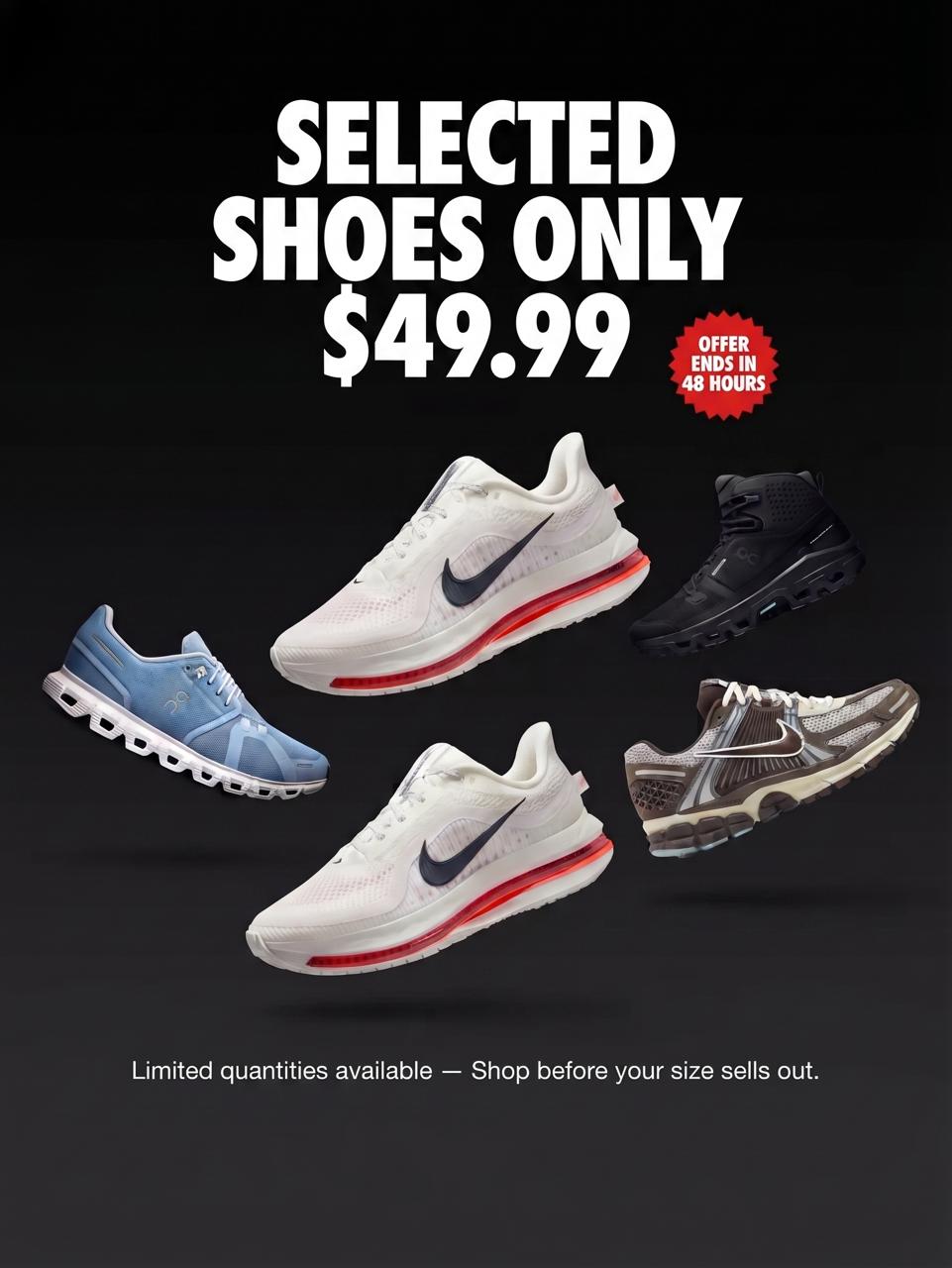 UniversalSportswear Facebook ad: sale running