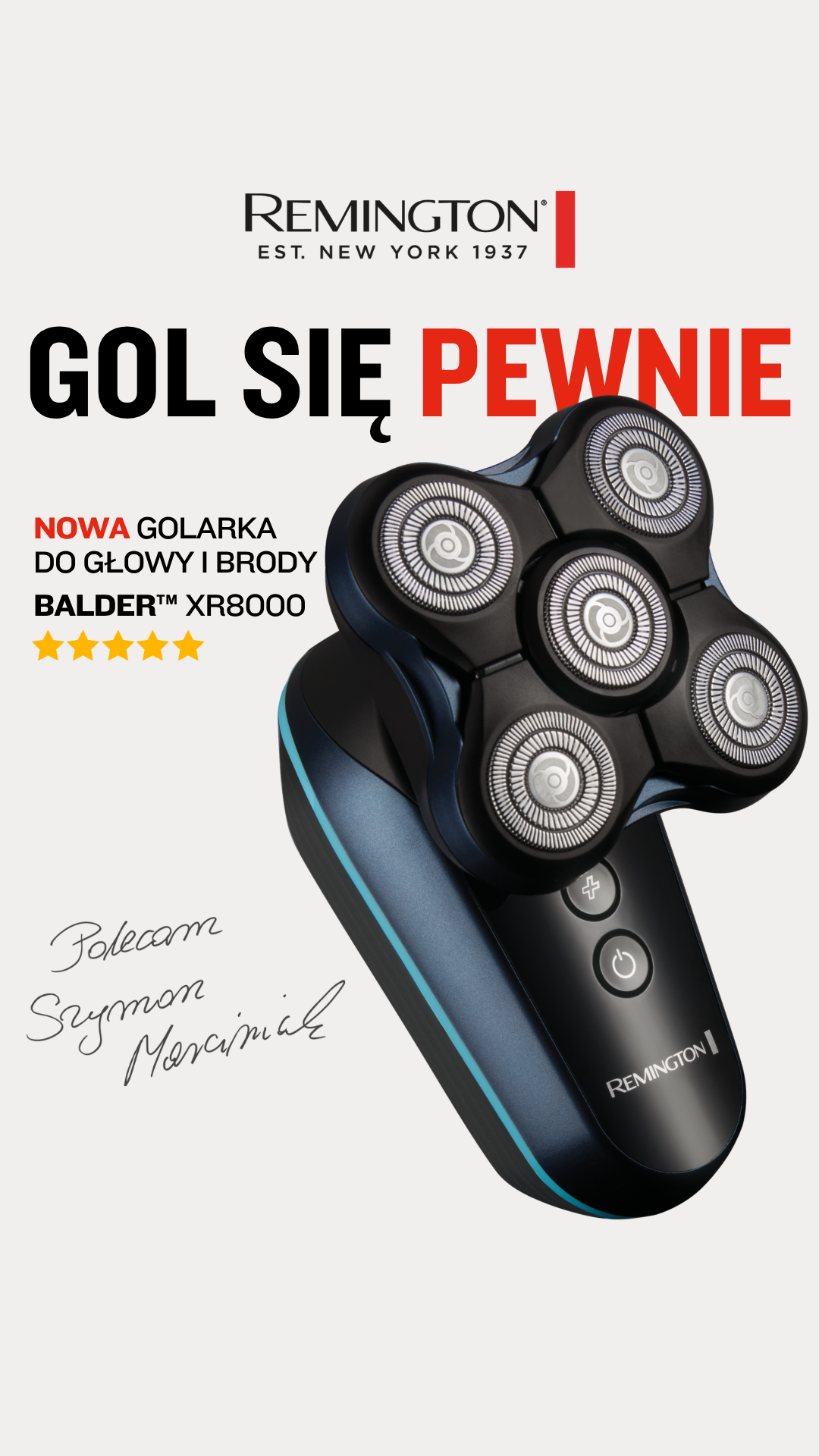 Remington dla Mężczyzn Facebook ad