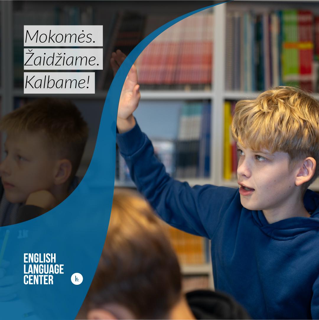LCC International University Facebook ad: Popamokiniai anglų kalbos užsiėmimai 3-8 klasių mokiniams