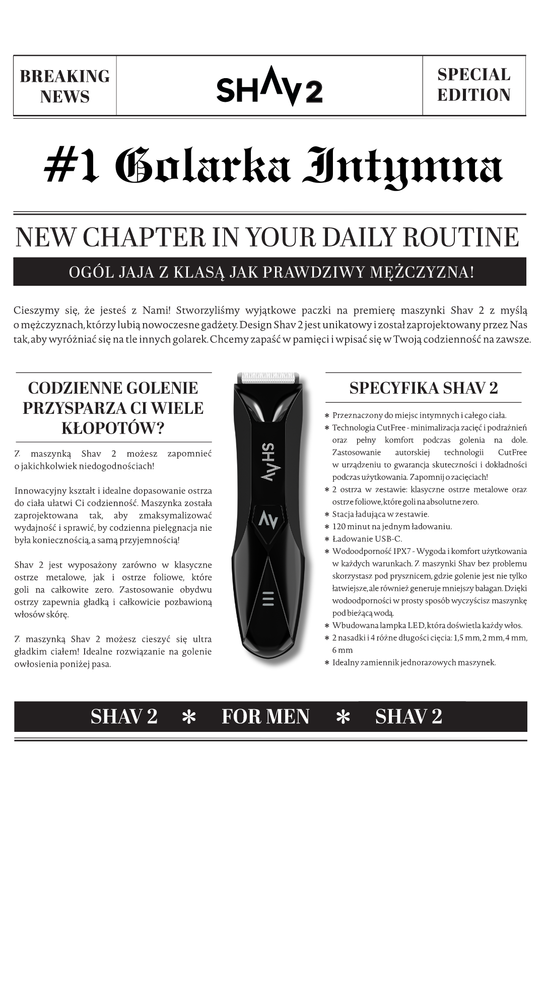 Shav Facebook ad