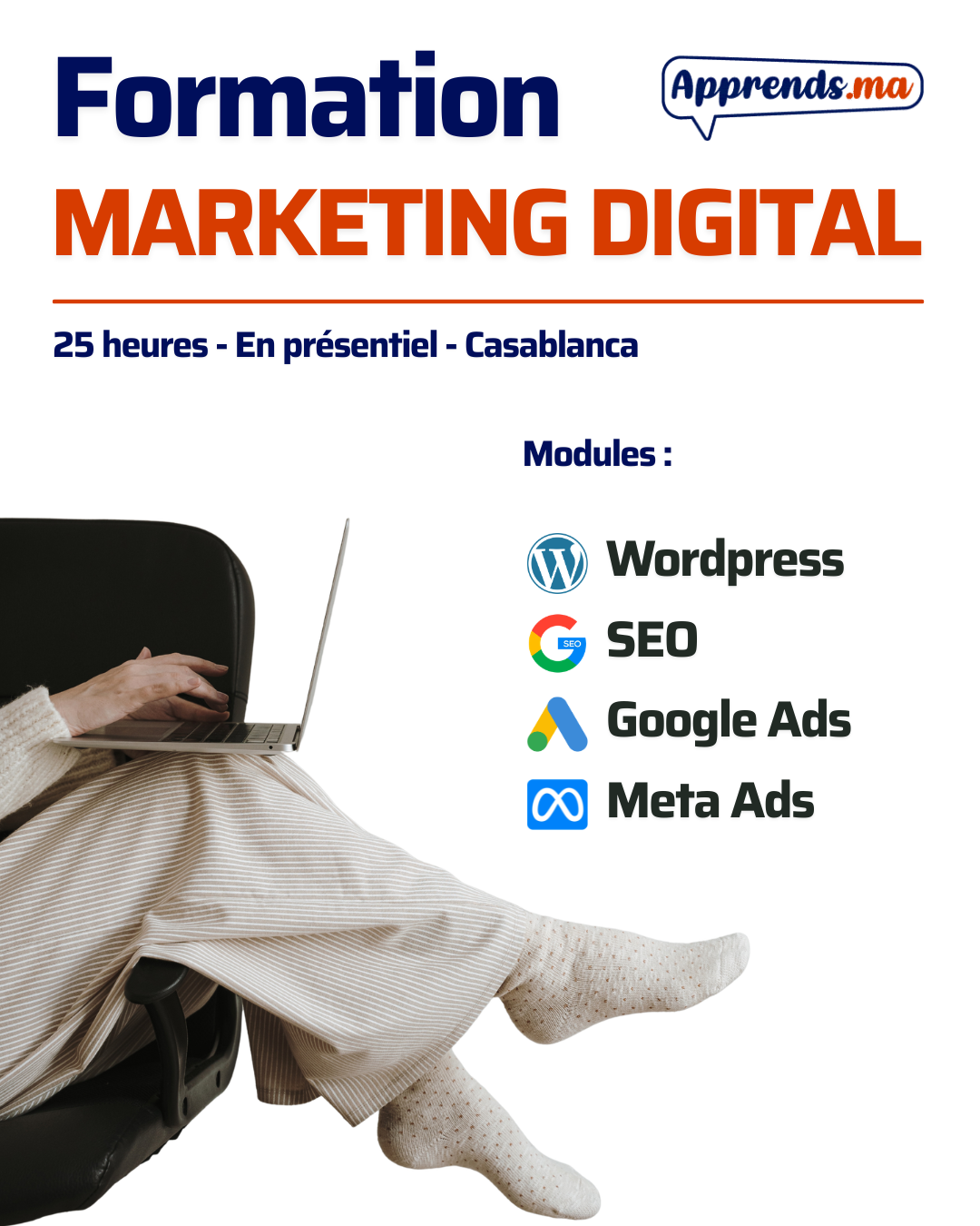 Apprends.ma Facebook ad