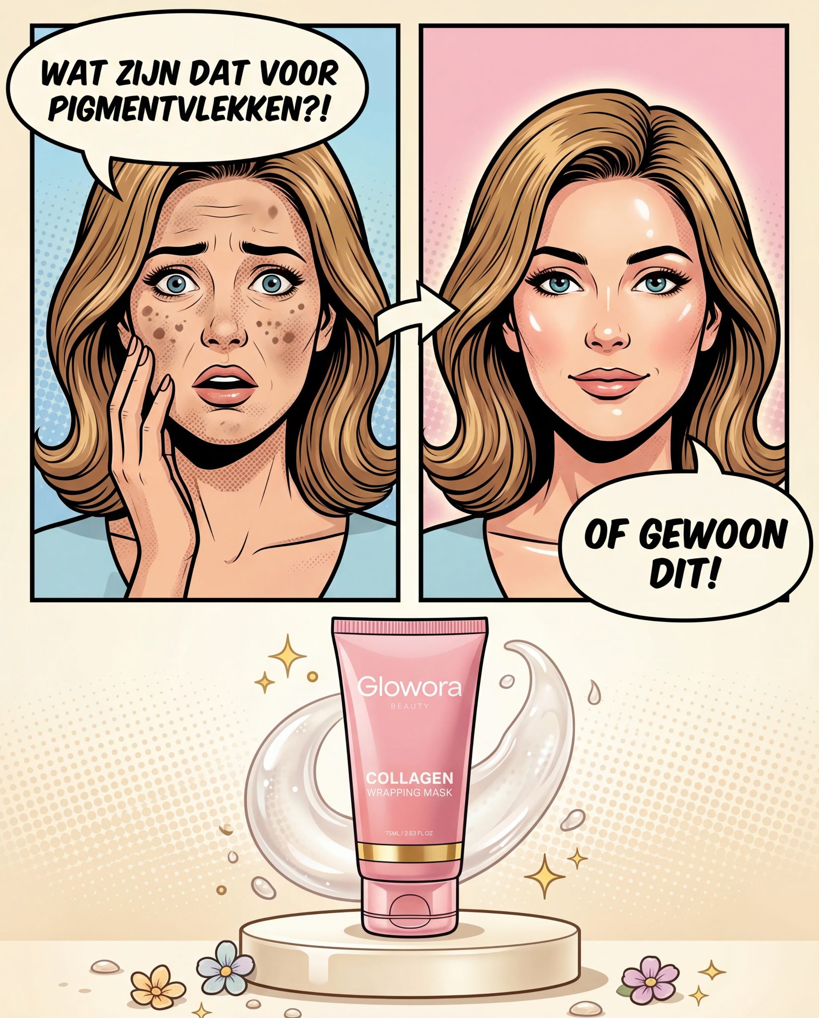 Glowora Facebook ad