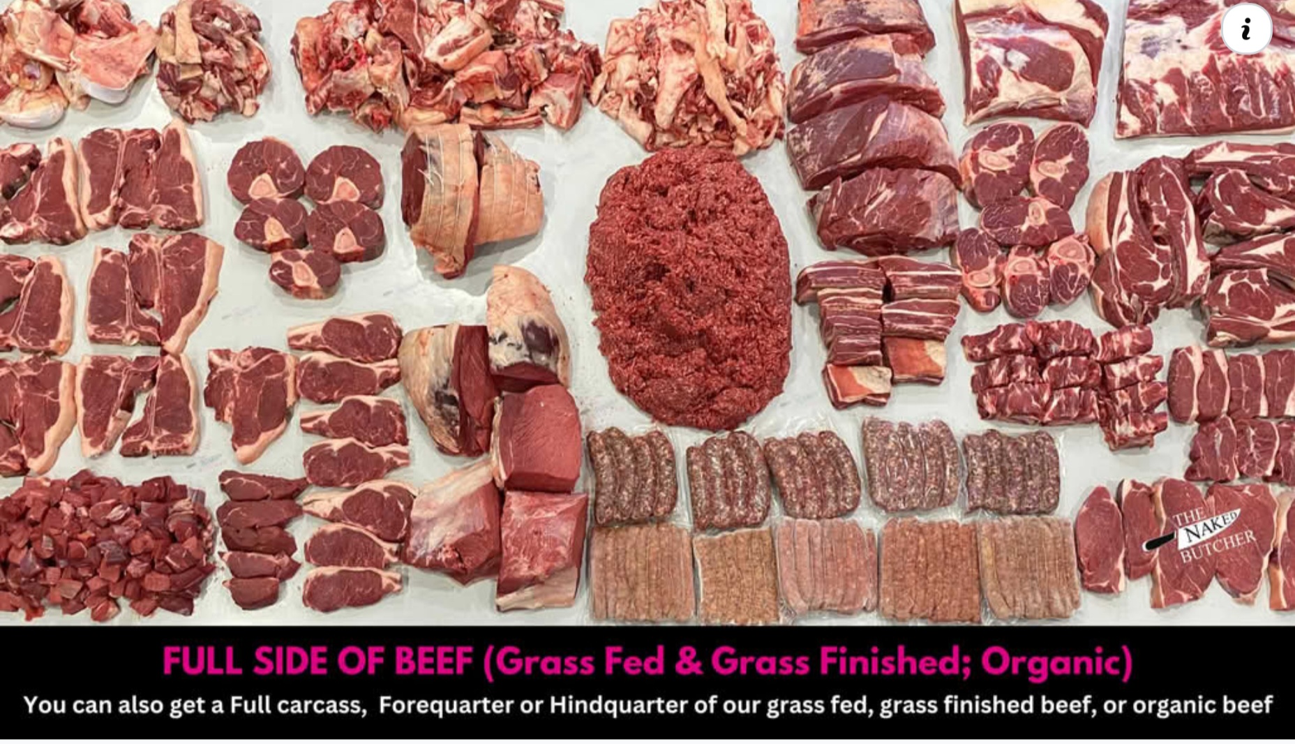 The Naked Butcher Facebook ad