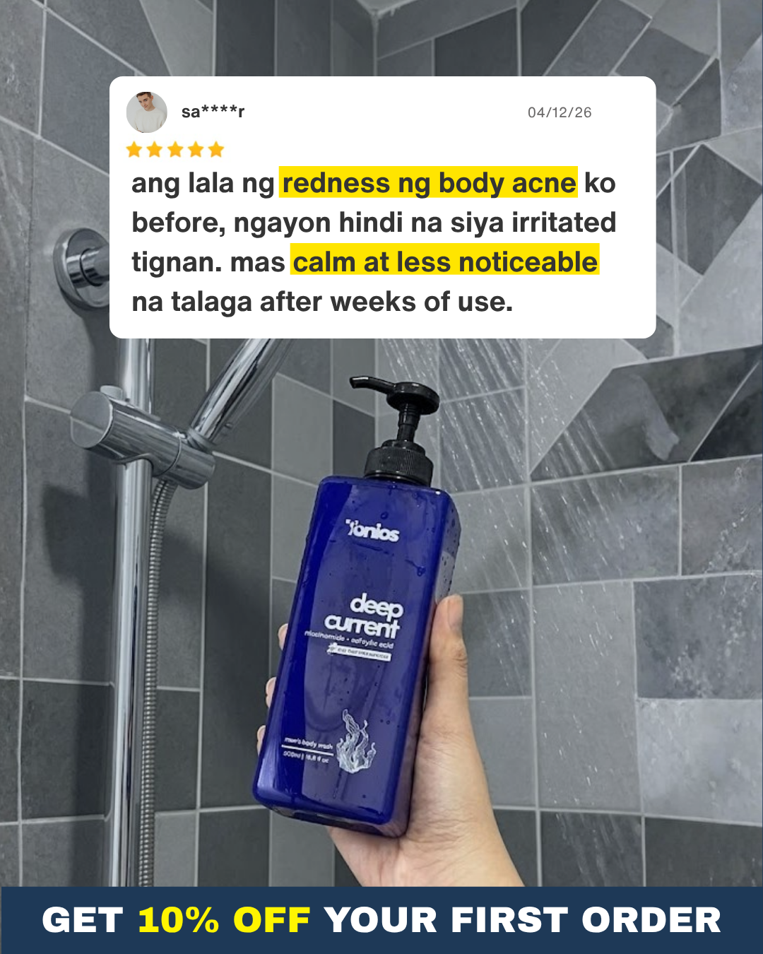 Tonios Facebook ad
