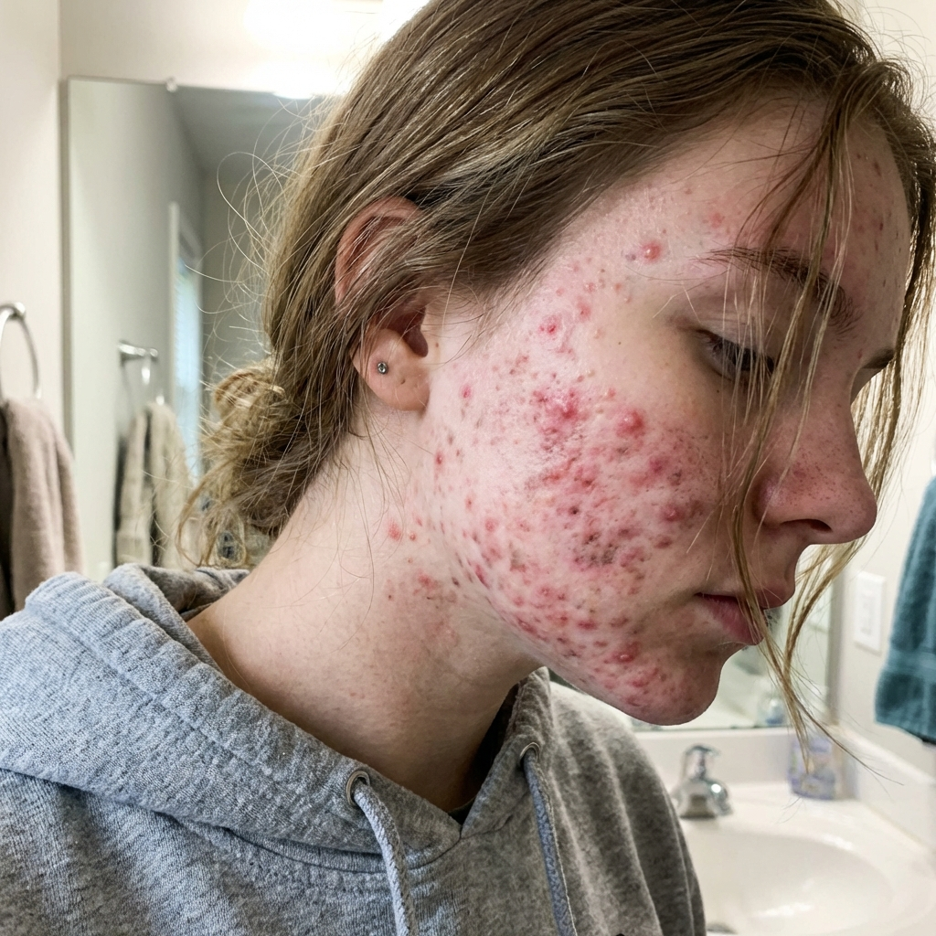 Dr. Rachel Sinclair Facebook ad: Read if your daughter has acne