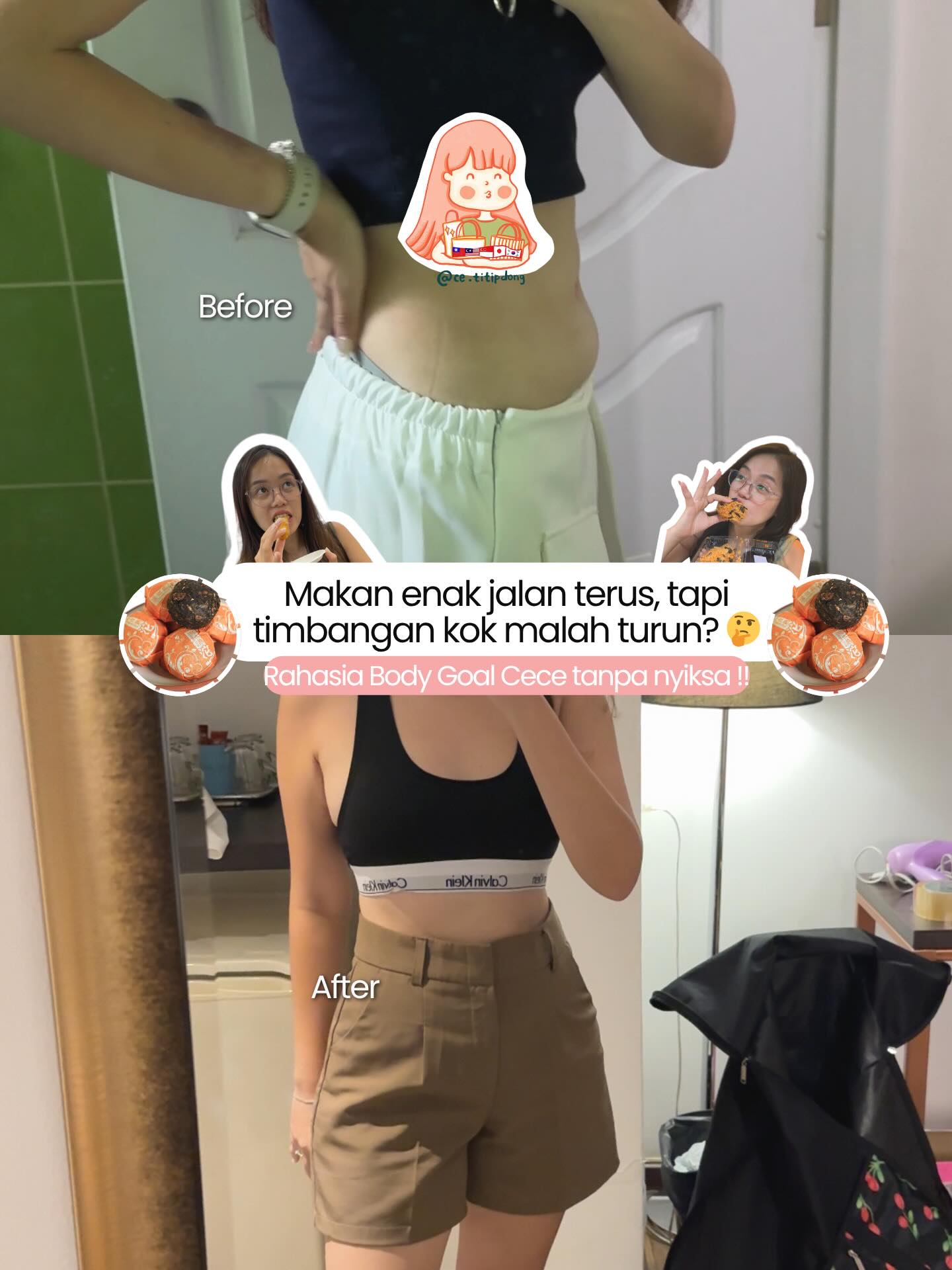 Ce Titip Dong Facebook ad: Jujur ya… cece juga tim yang suka makan…