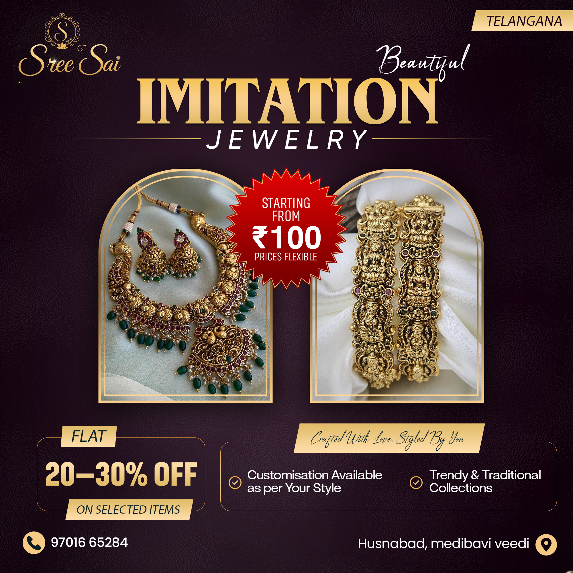 sreesaiimitationjewelry Facebook ad