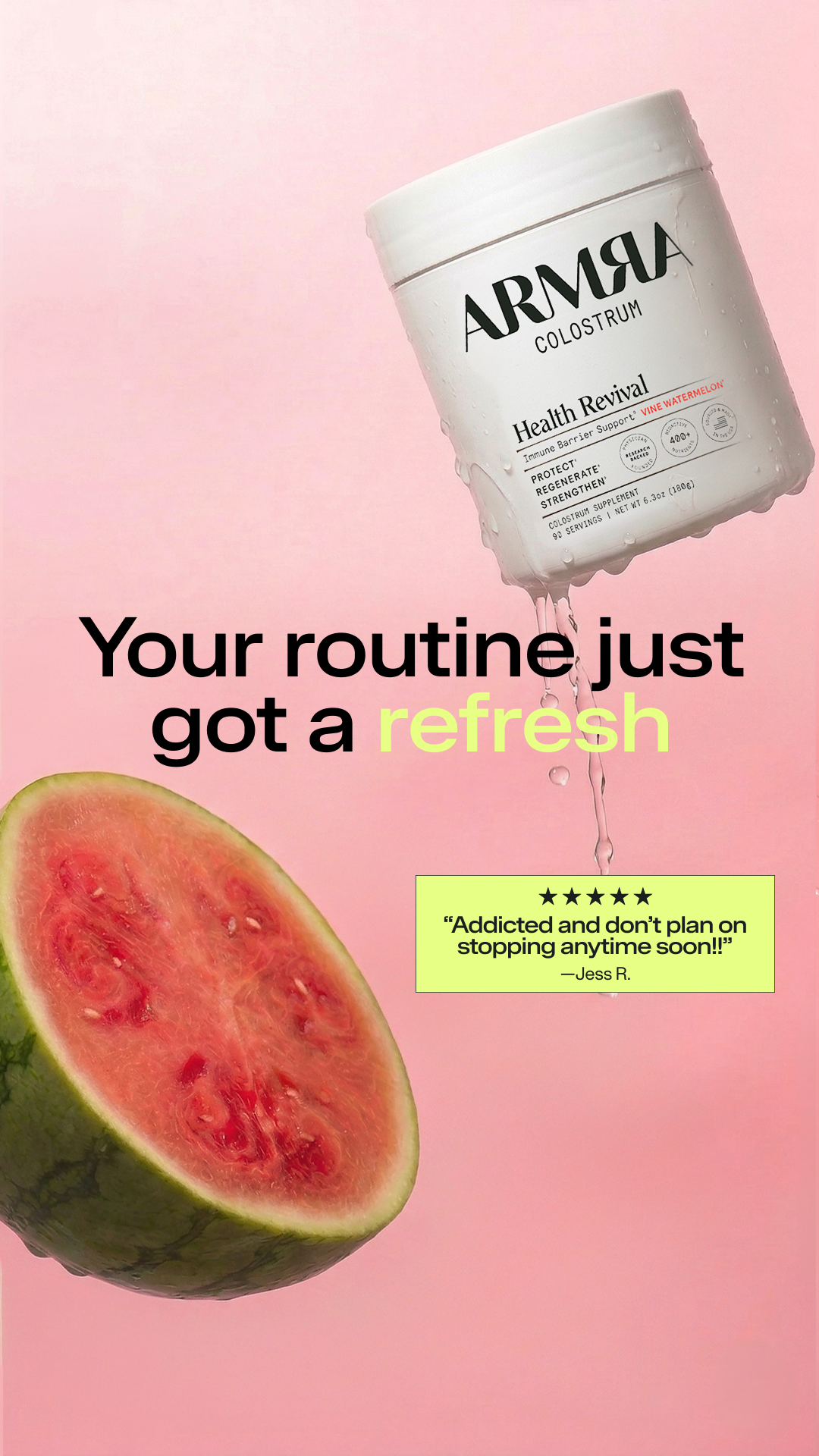 ARMRA Facebook ad