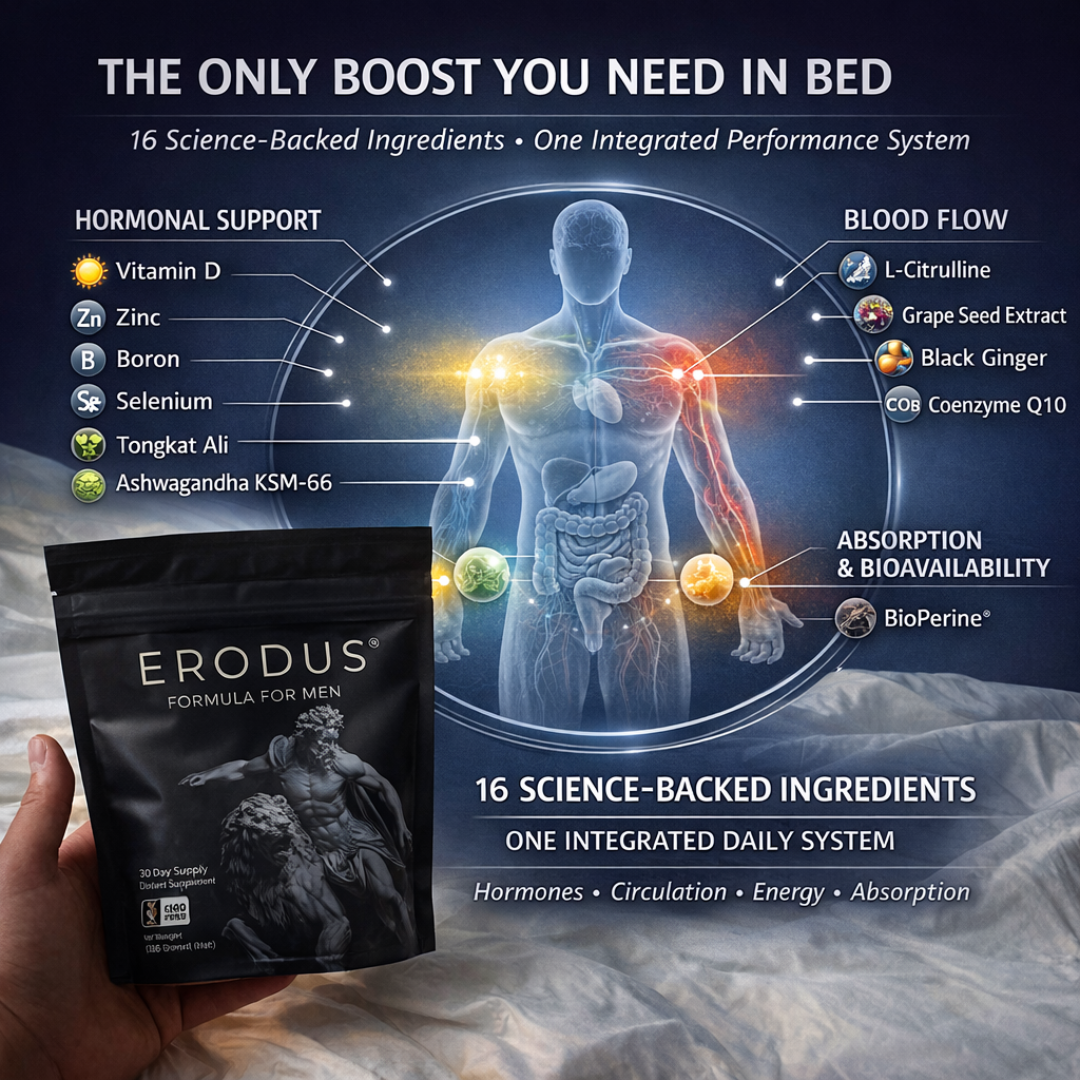 Erodus Formula For Men Facebook ad