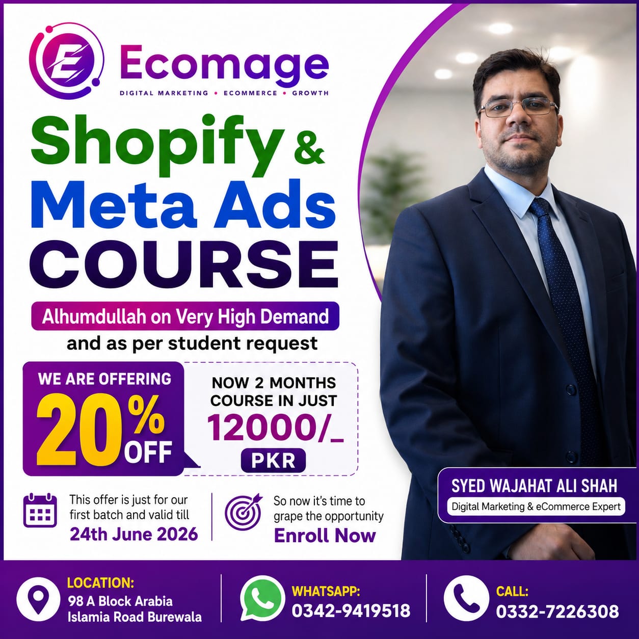 Ecomage Facebook ad