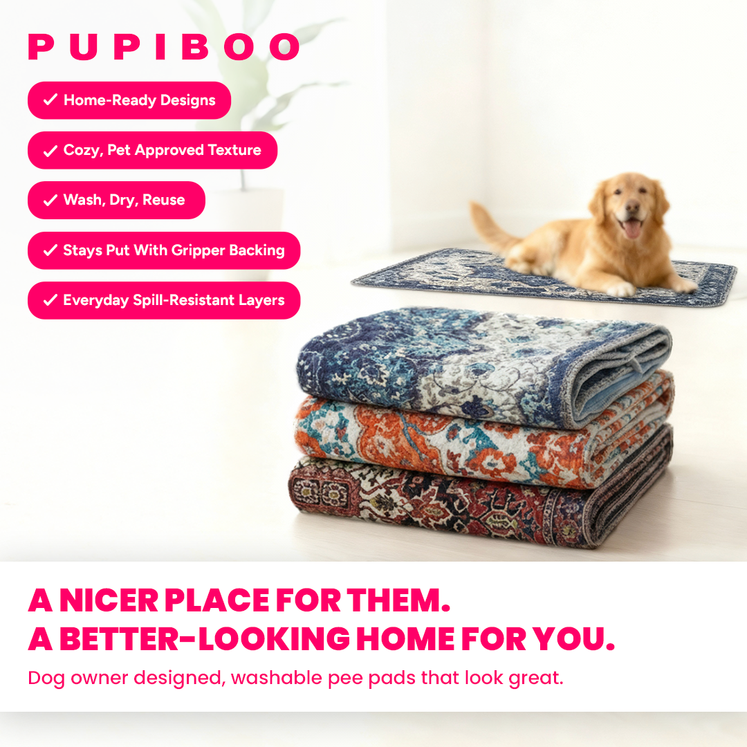 Pupiboo Facebook ad: The Pee Pad You Won't Want to Hide