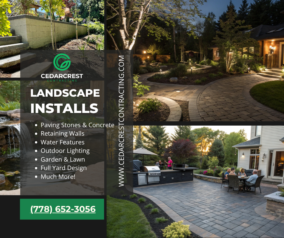 CedarCrest Contracting Facebook ad: CedarCrest Contracting, Creating Landscapes that you can't…